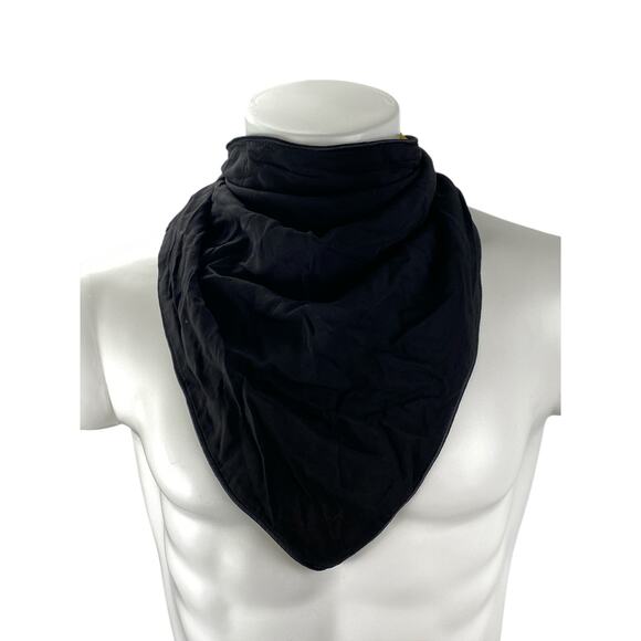 Wrapped Accessories - NEW Wrapped Men's Black Yellow Winter Neckroll Triangle Wrap Scarf One Size